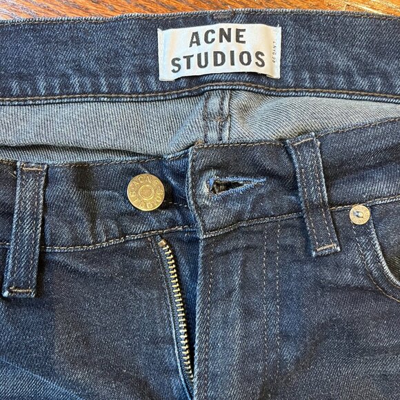 Cut Off Cuffed Jeans Shorts 30 - Picture 3 of 8